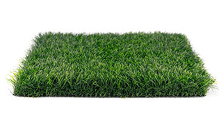 Lush green grass artificial turf