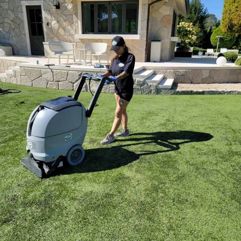 Artificial Turf Cleaning Service Premium Glass Blades