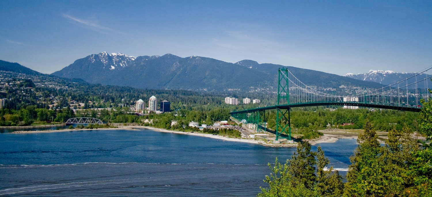 North-Vancouver-Lions-Gate Lions Gate bridge in North Vancouver