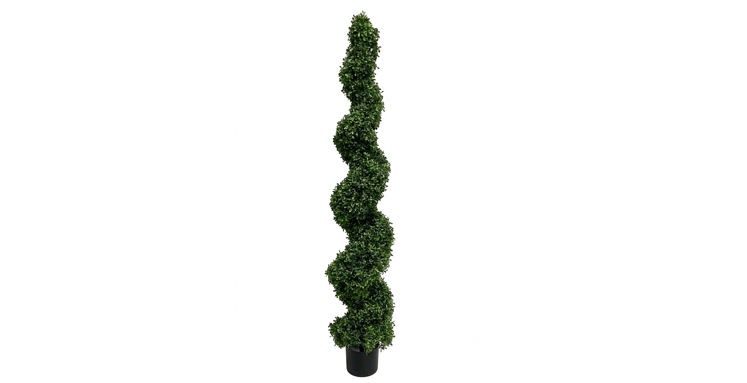 5FT ARTIFICIAL SPIRAL BOXWOOD