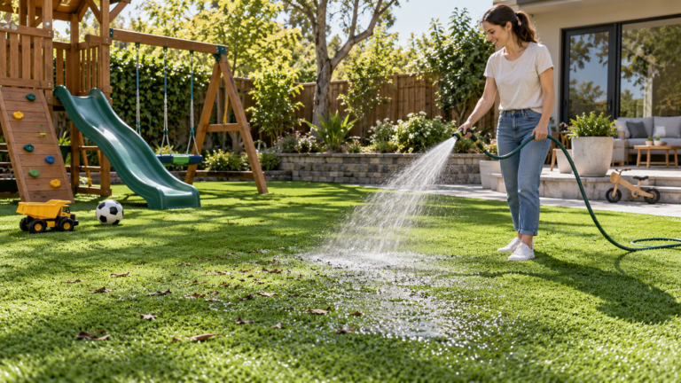 Child-Friendly Artificial Turf: A Family Play Area Guide
