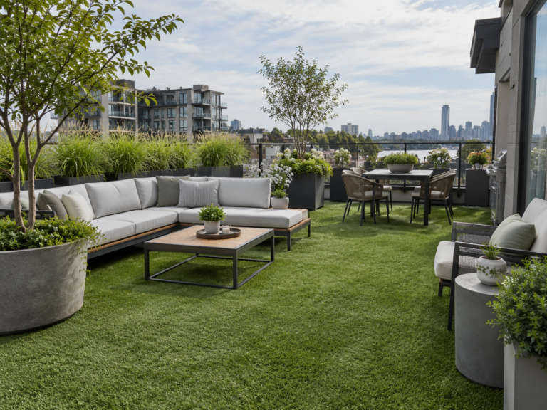 Artificial Turf in Modern Architecture: Where It Fits