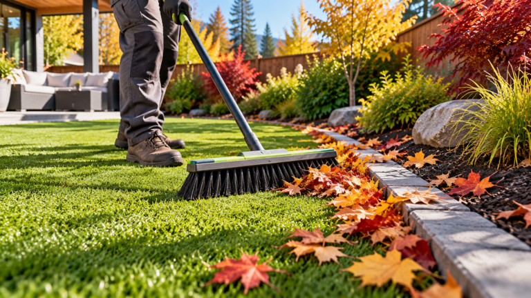 How to Clean Leaves Off Artificial Turf Before Debris Builds Up