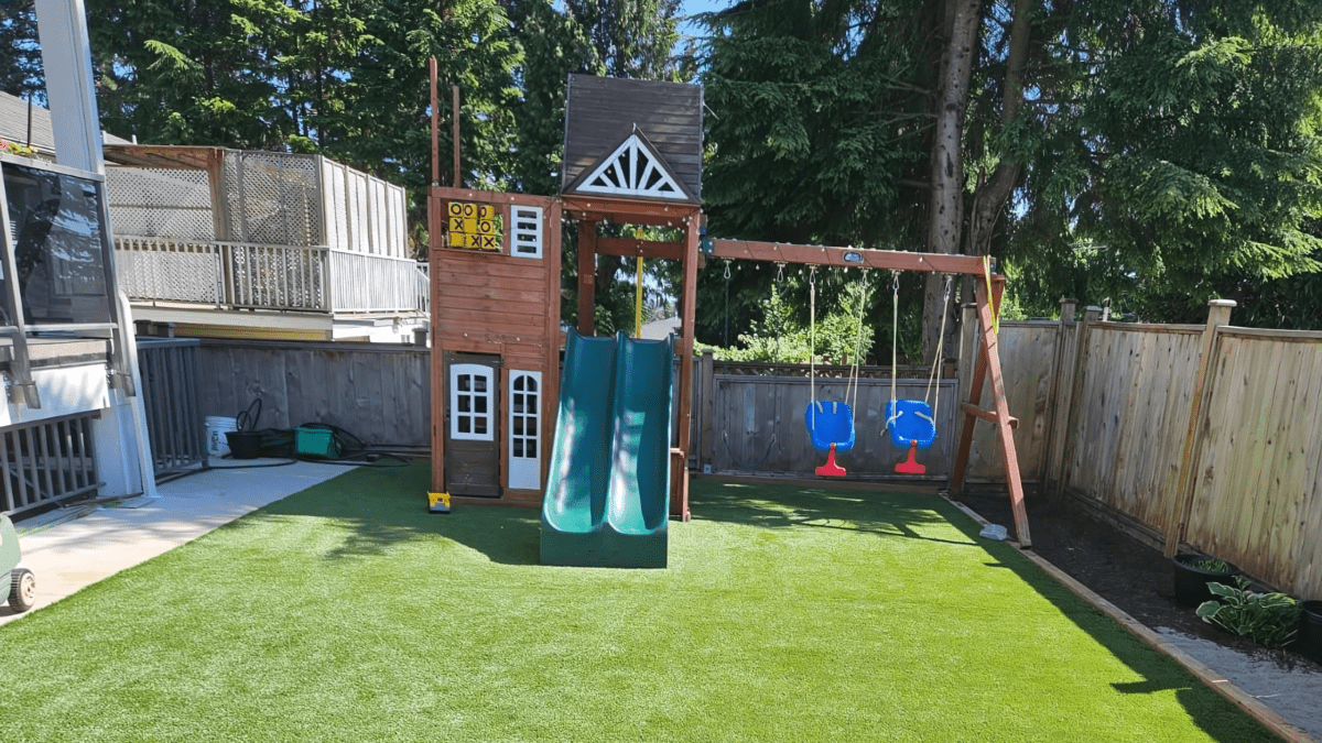 Safe & Fun Play Areas with Artificial Turf for Kids