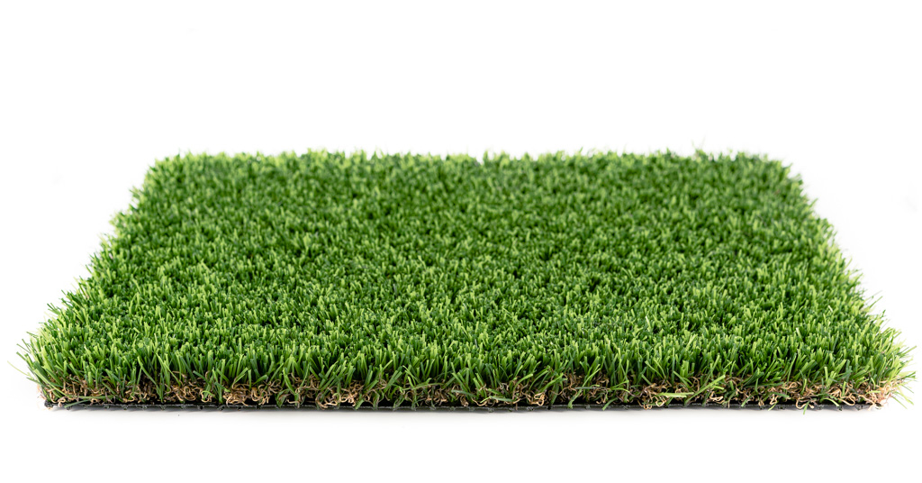 Premium Grass Blades Synthetic Artificial Turf: Jade-Top Side Profile