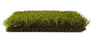 Forest green artificial turf