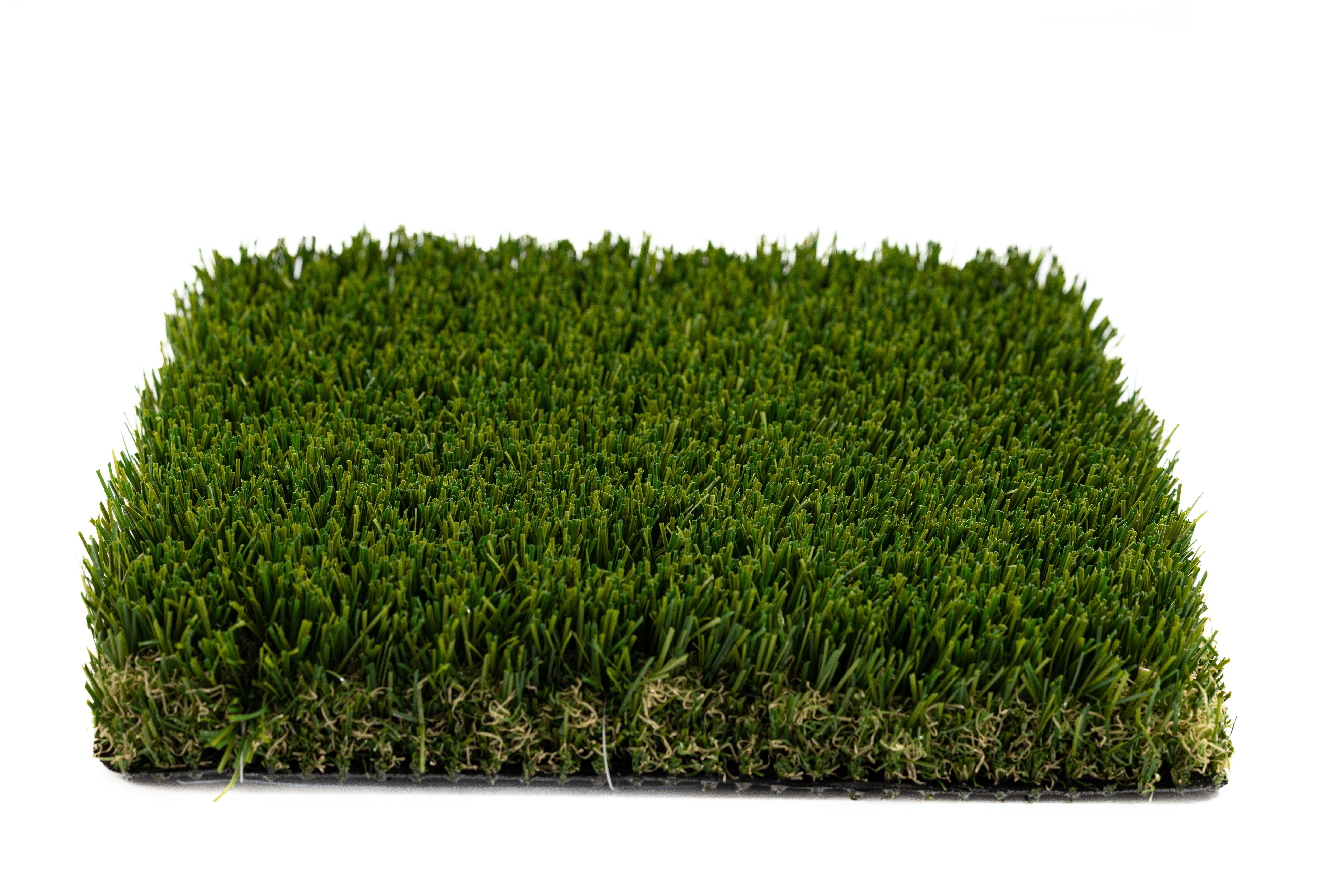 Premium Grass Blades Synthetic Artificial Turf: Evergreen Elite-Top Side Profile
