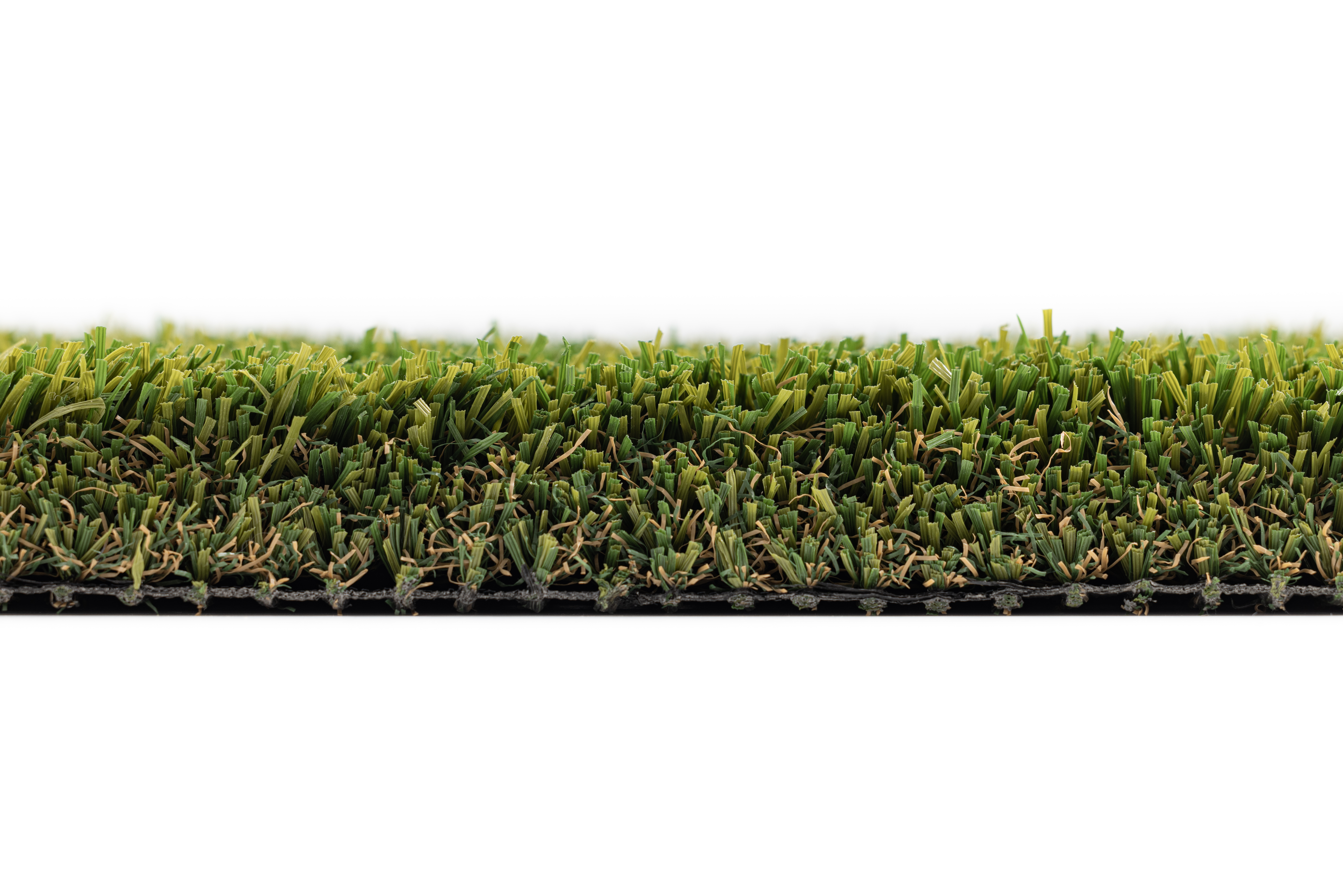 LQ Premium Grass Blades Synthetic Artificial Turf Forest Green Side