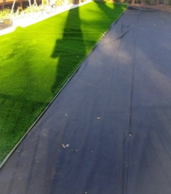 weed barrier for installing artificial turf from premium grass blades
