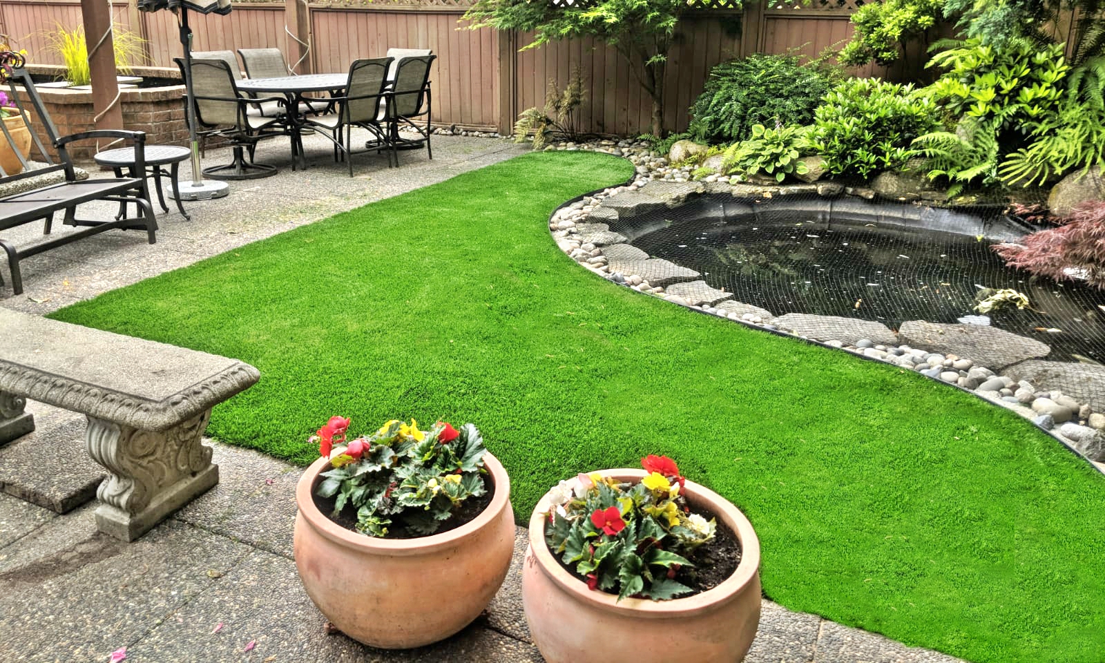 Premium Grass Blades Synthetic Artificial Turf: Lush Project-North Vancouver