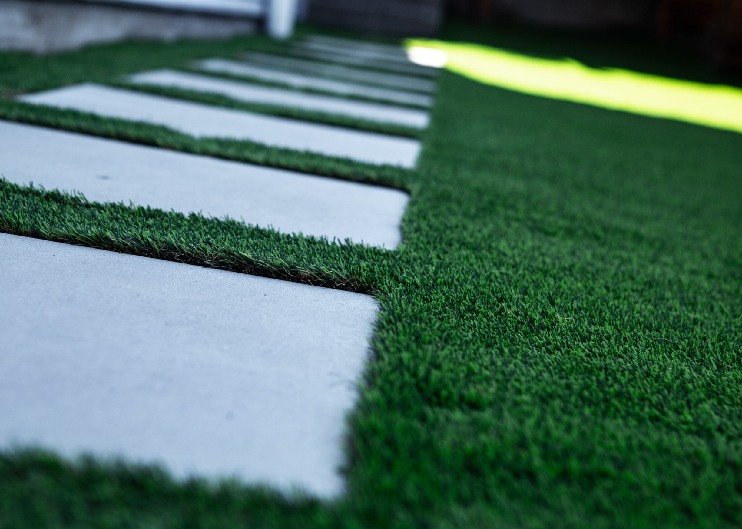Premium Grass Blades Synthetic Artificial Turf Jade Pavers Coquitlam