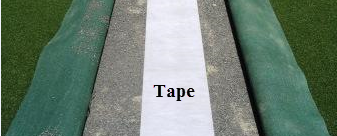 installing artificial turf seaming tape from premium grass blades