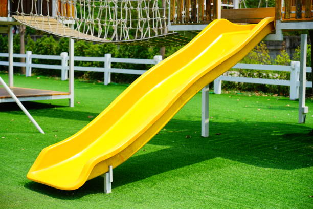 playground with artificial turf