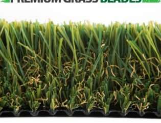 Close up of artificial grass from Premium Grass Blades